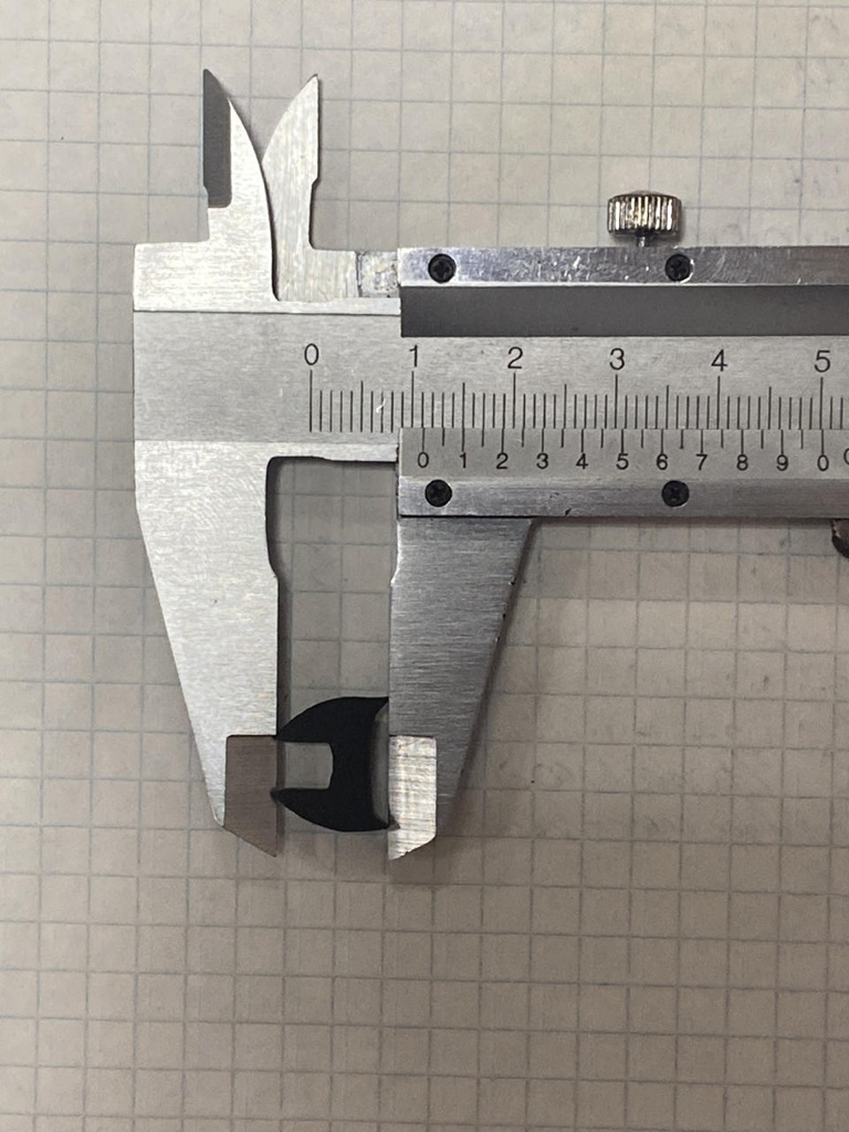 Original photo with caliper